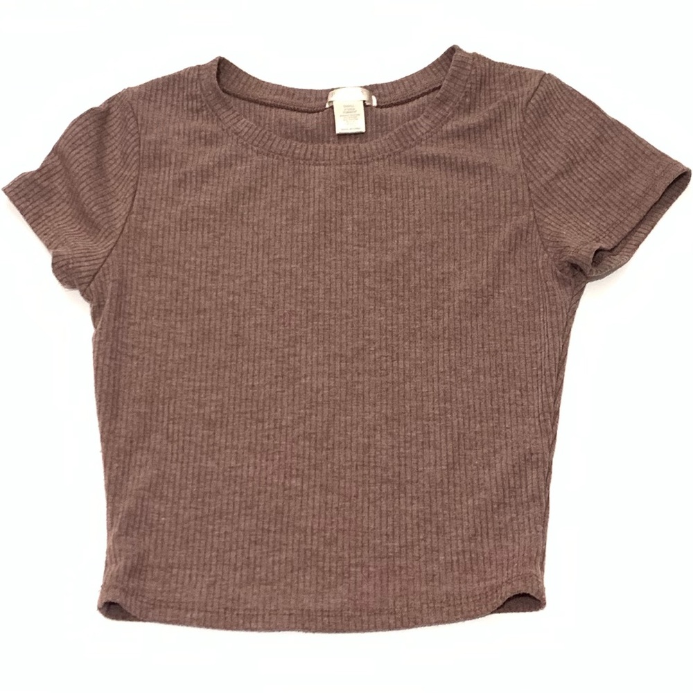 Bozzolo Ribbed Knit Crop Top